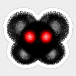 Baby mothball (Mothman) Sticker